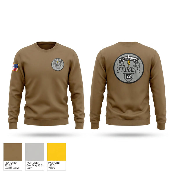 Crew Neck Sweatshirt, TASKFORCE 28, Police, Teamtime, Team time, sublimation, custom sports apparel, team uniforms, spirit wear, spiritwear, sports uniforms, custom shirts, team store, custom team store, fundraiser sports, apparel fundraiser