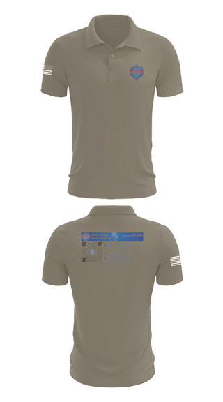 Short Sleeve Performance Polo, CrimeStoppers Honolulu, Police, Teamtime, Team time, sublimation, custom sports apparel, team uniforms, spirit wear, spiritwear, sports uniforms, custom shirts, team store, custom team store, fundraiser sports, apparel fundraiser