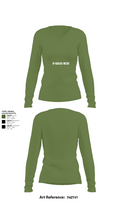 B-squad NCSO 4932543 Women's Long Sleeve V-neck Shirt - 40