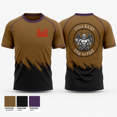 351st EUD 76149457 Short Sleeve Performance Shirt - 3
