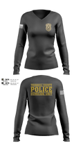 Trumbull County Homicide Investigation and Prosecution Unit 91481755 Women's Long Sleeve V-neck Shirt - 1