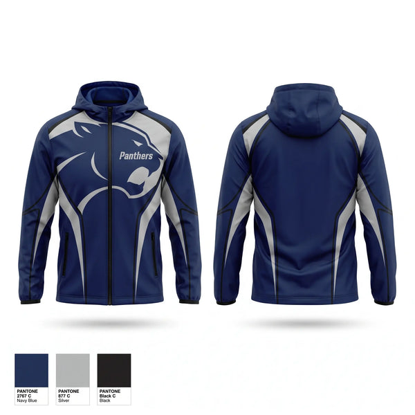 Windbreaker, Panthers, Men's Basketball, Teamtime, Team time, sublimation, custom sports apparel, team uniforms, spirit wear, spiritwear, sports uniforms, custom shirts, team store, custom team store, fundraiser sports, apparel fundraiser
