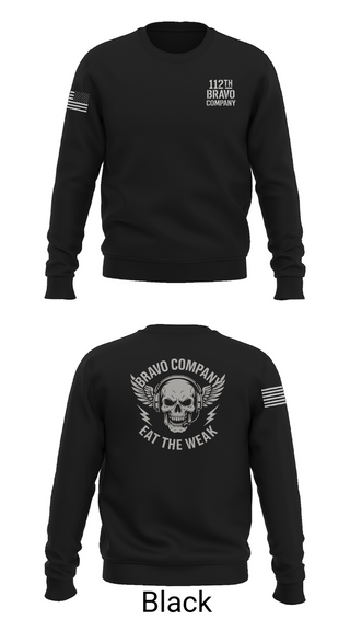 Crew Neck Sweatshirt, 112th Signal Battalion B CO, , Teamtime, Team time, sublimation, custom sports apparel, team uniforms, spirit wear, spiritwear, sports uniforms, custom shirts, team store, custom team store, fundraiser sports, apparel fundraiser