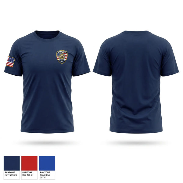 Old School Cotton Feel Shirt, Chester Police Department, Police, Teamtime, Team time, sublimation, custom sports apparel, team uniforms, spirit wear, spiritwear, sports uniforms, custom shirts, team store, custom team store, fundraiser sports, apparel fundraiser