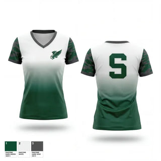 Womens Short Sleeve Vneck Shirt, Stratton Eagles, Baseball, Teamtime, Team time, sublimation, custom sports apparel, team uniforms, spirit wear, spiritwear, sports uniforms, custom shirts, team store, custom team store, fundraiser sports, apparel fundraiser