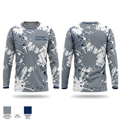 Farragut Track Club Long Sleeve Performance Shirt 2