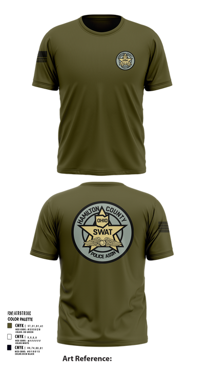 HCPA Swat 1437477 Short Sleeve Performance Shirt - 101