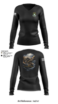 1192nd DDSB 28155906 Women's Long Sleeve V-neck Shirt - 21