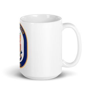 USS CHOSIN 15213458 White Glossy Mug - Large
