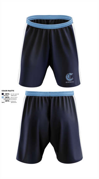 Athletic Shorts With Pockets, Bishop Canevin, Baseball, Teamtime, Team time, sublimation, custom sports apparel, team uniforms, spirit wear, spiritwear, sports uniforms, custom shirts, team store, custom team store, fundraiser sports, apparel fundraiser