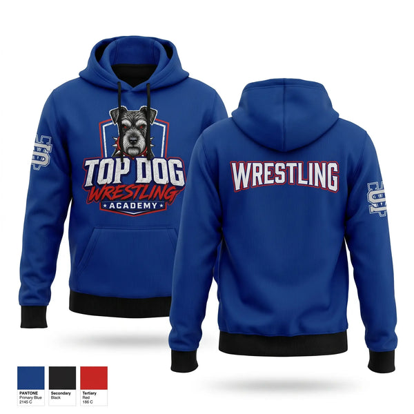 Hoodie, Top Dog Wrestling Academy, Wrestling, Teamtime, Team time, sublimation, custom sports apparel, team uniforms, spirit wear, spiritwear, sports uniforms, custom shirts, team store, custom team store, fundraiser sports, apparel fundraiser