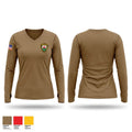 Uwchlan Township Police Department Women's Long Sleeve V-neck Shirt - 1