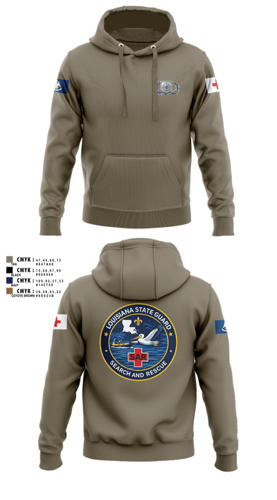 Louisiana State Guard 59908555 Hoodie - 10