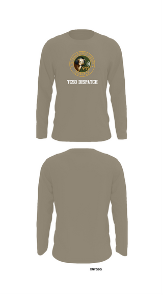 Long Sleeve Performance Shirt, TCSO DISPATCH, , Teamtime, Team time, sublimation, custom sports apparel, team uniforms, spirit wear, spiritwear, sports uniforms, custom shirts, team store, custom team store, fundraiser sports, apparel fundraiser
