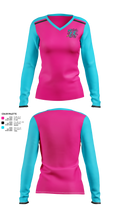 North Florida Spark 96231530 Women's Long Sleeve V-neck Shirt - 21
