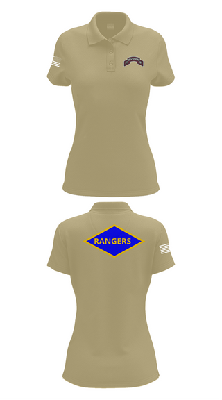 Womens Short Sleeve Performance Polo, 5th Rangers, , Teamtime, Team time, sublimation, custom sports apparel, team uniforms, spirit wear, spiritwear, sports uniforms, custom shirts, team store, custom team store, fundraiser sports, apparel fundraiser