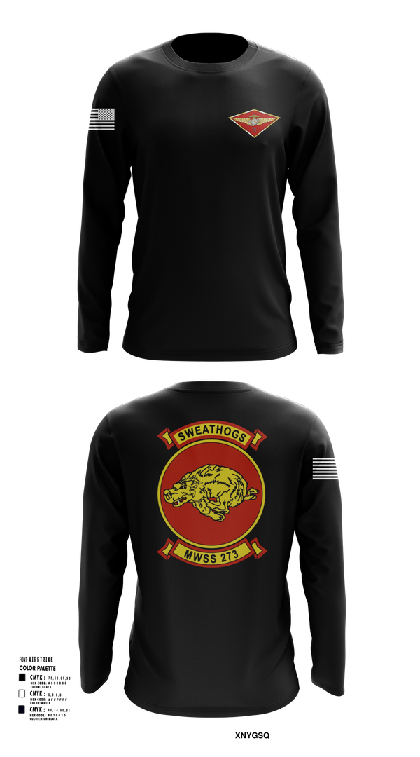 Long Sleeve Performance Shirt, MWSS-273, Marines, Teamtime, Team time, sublimation, custom sports apparel, team uniforms, spirit wear, spiritwear, sports uniforms, custom shirts, team store, custom team store, fundraiser sports, apparel fundraiser