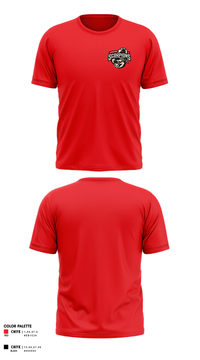 Lexington Scorpions 91581042 Short Sleeve Performance Shirt - 3