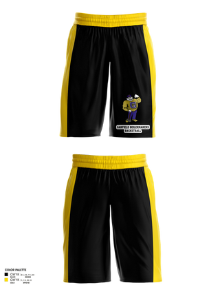 Mens Basketball Shorts, Garfield boilermakers, Men's Basketball, Teamtime, Team time, sublimation, custom sports apparel, team uniforms, spirit wear, spiritwear, sports uniforms, custom shirts, team store, custom team store, fundraiser sports, apparel fundraiser