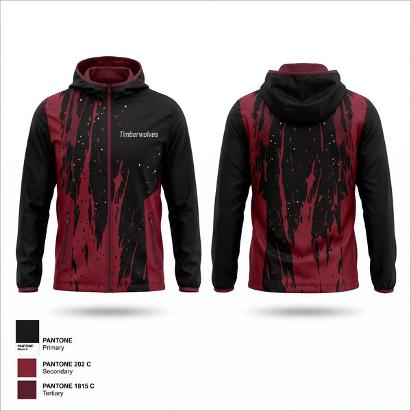 Windbreaker, Timberwolves, Softball, Teamtime, Team time, sublimation, custom sports apparel, team uniforms, spirit wear, spiritwear, sports uniforms, custom shirts, team store, custom team store, fundraiser sports, apparel fundraiser