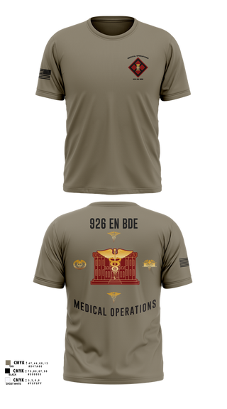 Short Sleeve Performance Shirt, 926 EN BDE, Army, Teamtime, Team time, sublimation, custom sports apparel, team uniforms, spirit wear, spiritwear, sports uniforms, custom shirts, team store, custom team store, fundraiser sports, apparel fundraiser