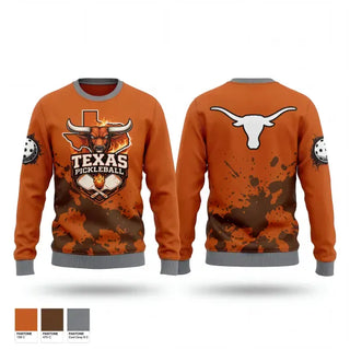 Crew Neck Sweatshirt, Texas Pickleball, , Teamtime, Team time, sublimation, custom sports apparel, team uniforms, spirit wear, spiritwear, sports uniforms, custom shirts, team store, custom team store, fundraiser sports, apparel fundraiser