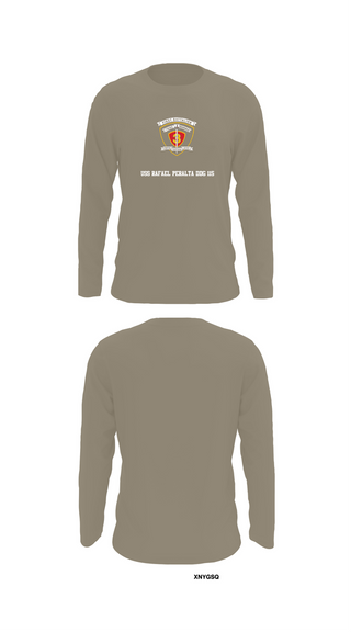 Long Sleeve Performance Shirt, USS Rafael Peralta DDG 115, Navy, Teamtime, Team time, sublimation, custom sports apparel, team uniforms, spirit wear, spiritwear, sports uniforms, custom shirts, team store, custom team store, fundraiser sports, apparel fundraiser