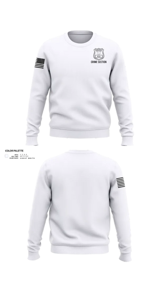 Crew Neck Sweatshirt, 5th PCT Crime Section, , Teamtime, Team time, sublimation, custom sports apparel, team uniforms, spirit wear, spiritwear, sports uniforms, custom shirts, team store, custom team store, fundraiser sports, apparel fundraiser