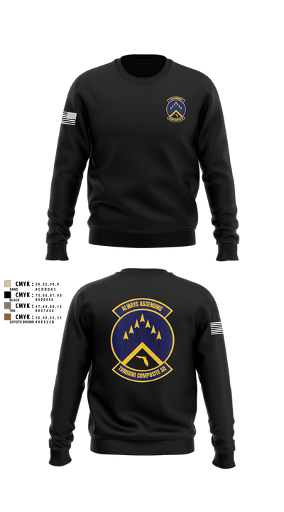 SER-FL-355 TAMIAMI COMPOSITE SQUADRON 96021662 Crew Neck Sweatshirt - 7