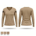1st SFOD-D 45598688 Women's Long Sleeve V-neck Shirt - 1