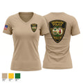 Department Police Department Women's Short Sleeve V-neck Shirt - 1