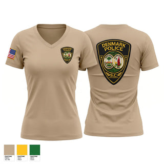 Womens Short Sleeve Vneck Shirt, Department Police Department, Police, Teamtime, Team time, sublimation, custom sports apparel, team uniforms, spirit wear, spiritwear, sports uniforms, custom shirts, team store, custom team store, fundraiser sports, apparel fundraiser