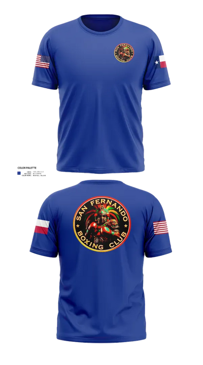 San Fernando Boxing Club 92427997 Short Sleeve Performance Shirt - 212