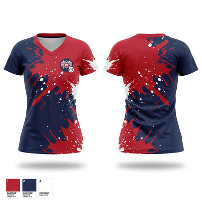 South Bay Rebels Women's Short Sleeve V-neck Shirt - 1