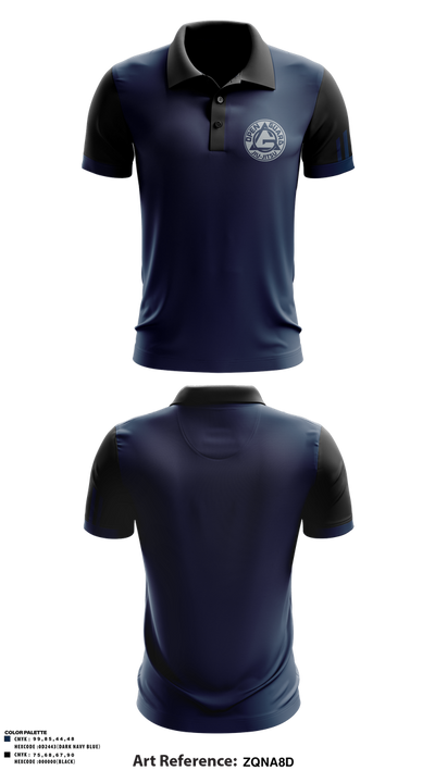 Open Guard BJJ 13780939 Short Sleeve Performance Polo - 2