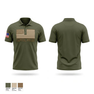 Short Sleeve Performance Polo, Capitol Police, Police, Teamtime, Team time, sublimation, custom sports apparel, team uniforms, spirit wear, spiritwear, sports uniforms, custom shirts, team store, custom team store, fundraiser sports, apparel fundraiser