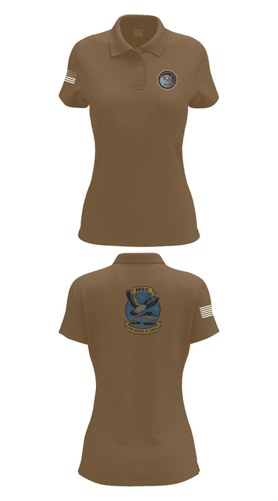 MSCLANT 20118789 Women's Short Sleeve Performance Polo  - 14
