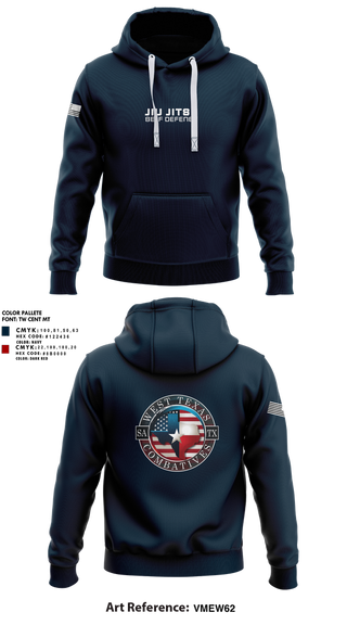 Hoodie, West Texas Combatives, , Teamtime, Team time, sublimation, custom sports apparel, team uniforms, spirit wear, spiritwear, sports uniforms, custom shirts, team store, custom team store, fundraiser sports, apparel fundraiser