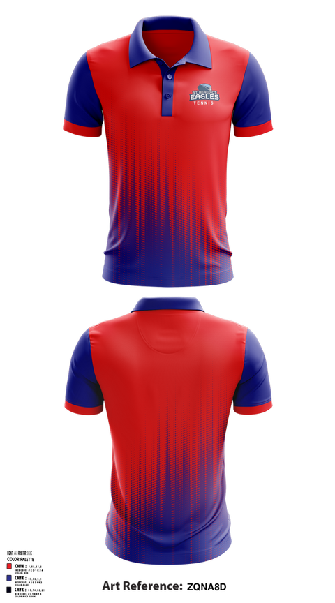 Short Sleeve Performance Polo, SBA Eagles Tennis, Tennis, Teamtime, Team time, sublimation, custom sports apparel, team uniforms, spirit wear, spiritwear, sports uniforms, custom shirts, team store, custom team store, fundraiser sports, apparel fundraiser
