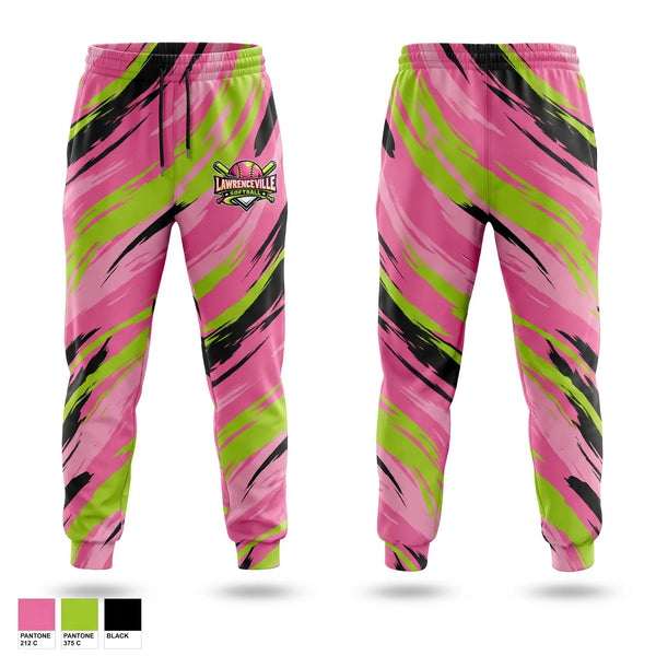Sweatpants, Lawrenceville, Softball, Teamtime, Team time, sublimation, custom sports apparel, team uniforms, spirit wear, spiritwear, sports uniforms, custom shirts, team store, custom team store, fundraiser sports, apparel fundraiser