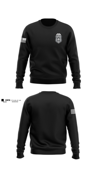 Crew Neck Sweatshirt, McCaysville Police Department, Police, Teamtime, Team time, sublimation, custom sports apparel, team uniforms, spirit wear, spiritwear, sports uniforms, custom shirts, team store, custom team store, fundraiser sports, apparel fundraiser