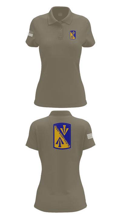 128th Aviation Brigade 66683018 Women's Short Sleeve Performance Polo  - 75