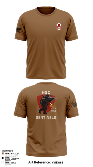 Old School Cotton Feel Shirt, HSC 130th MEB, Army, Teamtime, Team time, sublimation, custom sports apparel, team uniforms, spirit wear, spiritwear, sports uniforms, custom shirts, team store, custom team store, fundraiser sports, apparel fundraiser