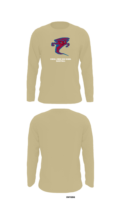 Eureka Junior High School Basketball 17184754 Long Sleeve Performance Shirt 36