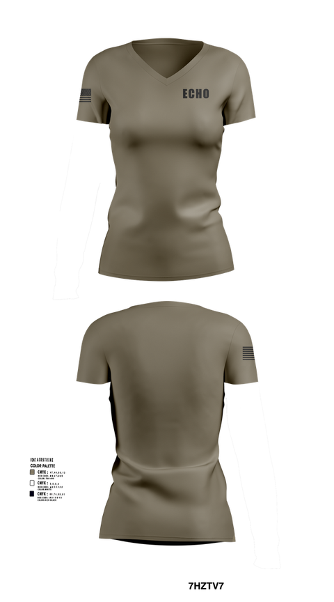 Womens Short Sleeve Vneck Shirt, Echo, , Teamtime, Team time, sublimation, custom sports apparel, team uniforms, spirit wear, spiritwear, sports uniforms, custom shirts, team store, custom team store, fundraiser sports, apparel fundraiser