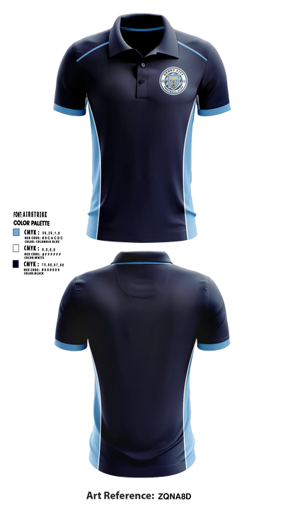 Derby City FC 12420968 Short Sleeve Performance Polo - 6