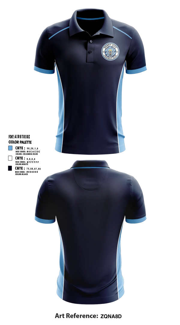 Short Sleeve Performance Polo, Derby City FC, Men's Soccer, Teamtime, Team time, sublimation, custom sports apparel, team uniforms, spirit wear, spiritwear, sports uniforms, custom shirts, team store, custom team store, fundraiser sports, apparel fundraiser