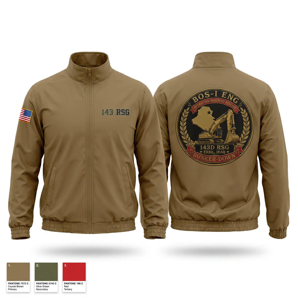 Windbreaker, 143rd RSG, National Guard, Teamtime, Team time, sublimation, custom sports apparel, team uniforms, spirit wear, spiritwear, sports uniforms, custom shirts, team store, custom team store, fundraiser sports, apparel fundraiser