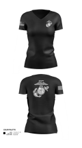 Echo company 2110 57585685 Women's Short Sleeve V-neck Shirt - 20