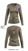 10mtn FIST 76072588 Women's Long Sleeve V-neck Shirt - 100